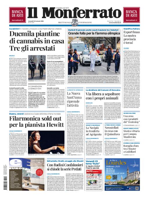 Il Monferrato - Edizione 4 del 16/01/2026